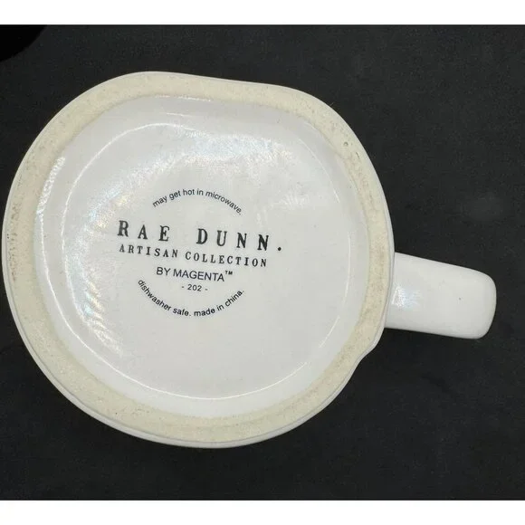 Rae Dunn Artisan Collection By Magenta "Rooted In Christ" White Ceramic Mug - Picture 3 of 7